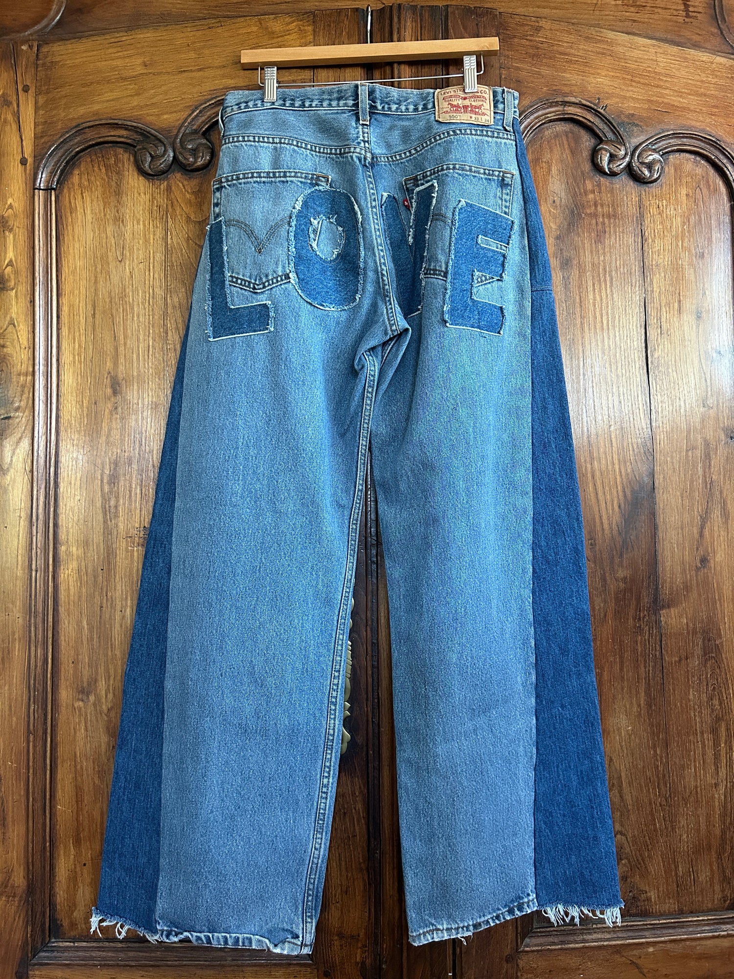 Restitched LOVE Baggy Levis