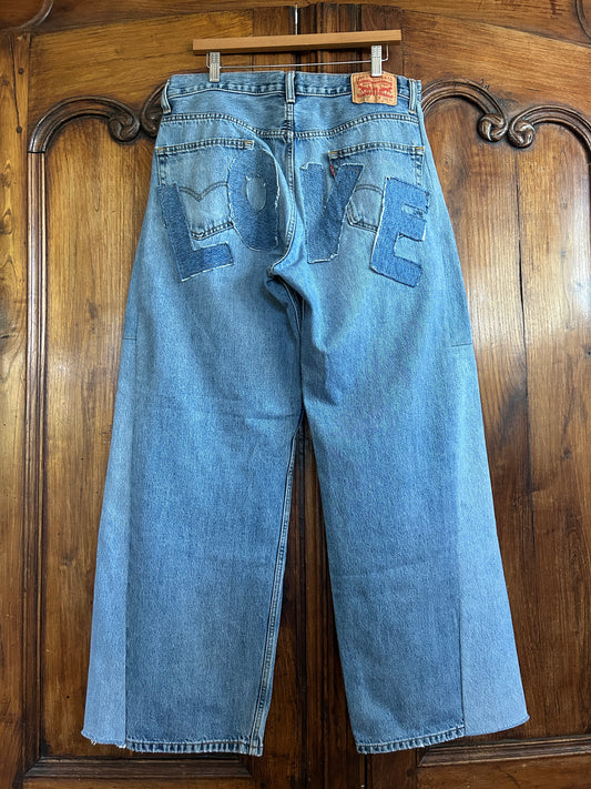 Restitched LOVE Baggy Levi - Amy