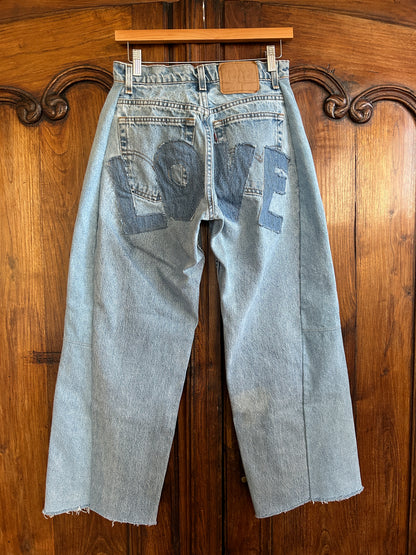 Restitched LOVE Wide Leg - Sally