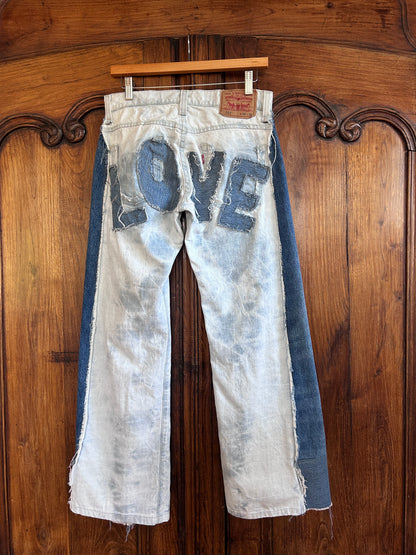Restitched LOVE Wide Leg - Dawn